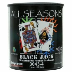 Coupon ❤️ Polyvance All Seasons Black Jack Waterborne Primer Surfacer Black 3043-4 🎉